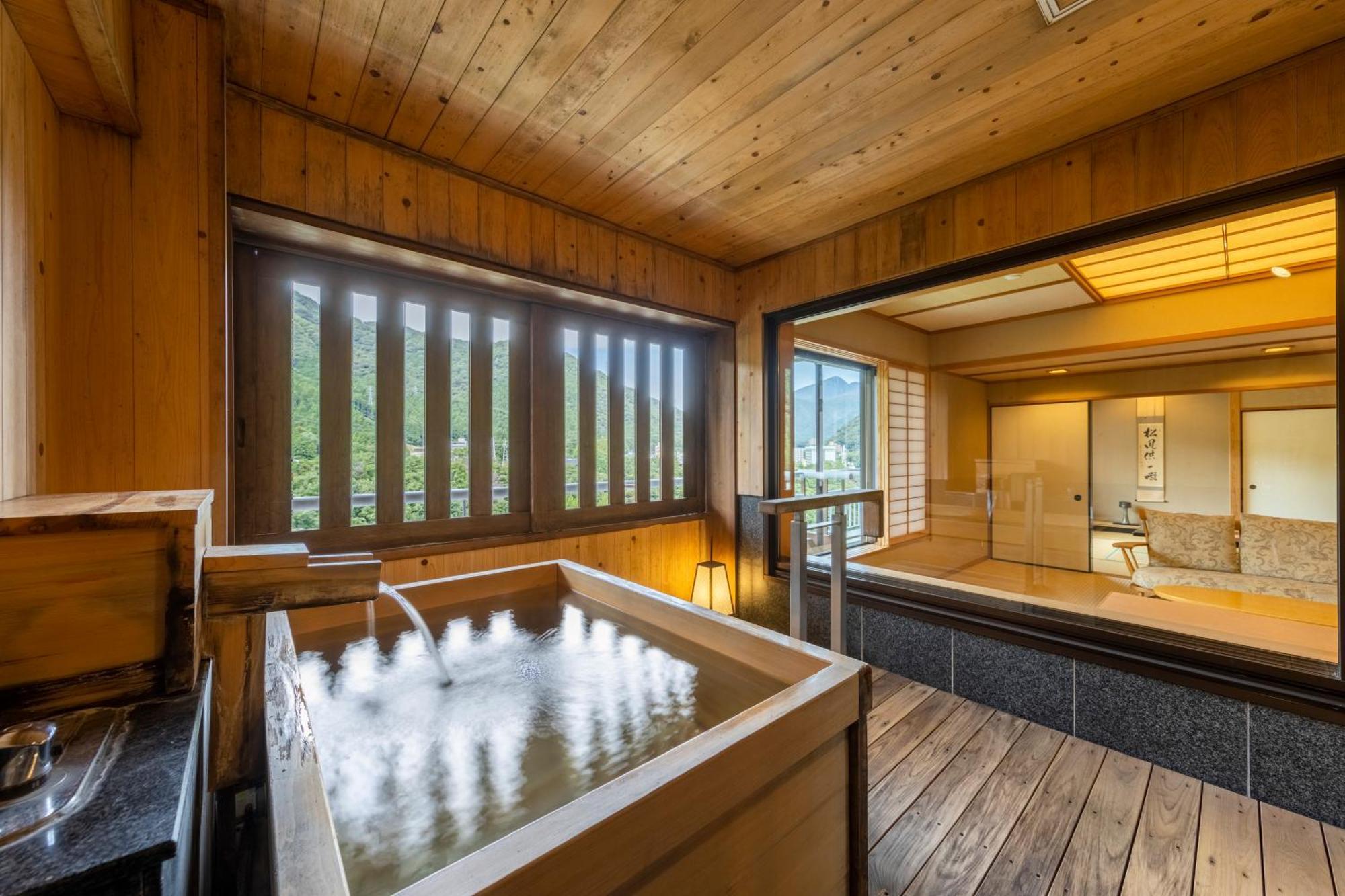 Kinugawa Hotel Mikazuki Nikko Bagian luar foto